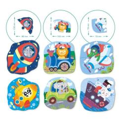 Пазл DoDo 2-3-4 элементы Транспорт Фото 2