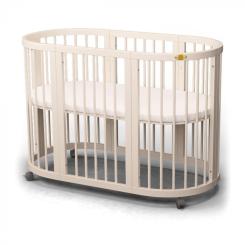 Кроватка Ingvart SMART BED ROUND сл. кістка Фото