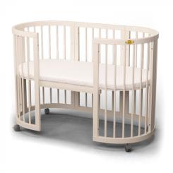 Кроватка Ingvart SMART BED ROUND сл. кістка Фото 1