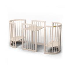 Кроватка Ingvart SMART BED ROUND сл. кістка Фото 3