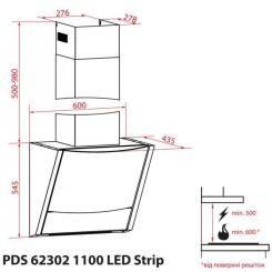 Вытяжка кухонная Weilor PDS 62302 WH 1100 LS Motion Фото 11