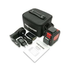 Лазерный нивелир Protester 3x360° H360/2xV360, красный луч Фото 2