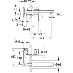Смеситель Grohe BauLoop Фото 1