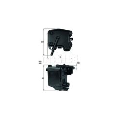 Фильтр топливный Mahle KL431D Фото