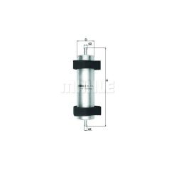 Фильтр топливный Mahle KL916 Фото 4