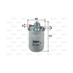 Фильтр топливный Valeo 587526 Фото
