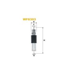 Фильтр топливный Wixfiltron WF8303 Фото