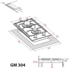 Варочная поверхность Weilor GM 304 WH Фото 10