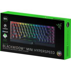 Клавиатура Razer BlackWidow V3 Mini Hyperspeed Green Switch UA USB Фото 5