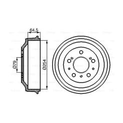 Тормозной барабан Bosch 0 986 477 098 Фото