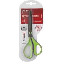 Ножницы Axent Titanium Lite 19 см Сіро-салатові Фото 1