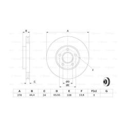 Тормозной диск Bosch 0 986 479 069 Фото 4