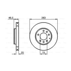 Тормозной диск Bosch 0 986 479 132 Фото 4