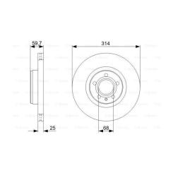 Тормозной диск Bosch 0 986 479 301 Фото 4