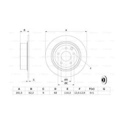 Тормозной диск Bosch 0 986 479 362 Фото 4