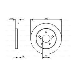 Тормозной диск Bosch 0 986 479 418 Фото 4