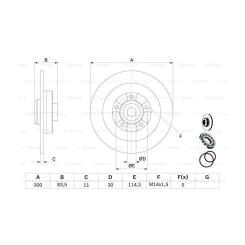 Тормозной диск Bosch 0 986 479 445 Фото 4