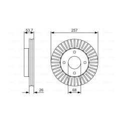 Тормозной диск Bosch 0 986 479 535 Фото 4