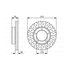 Тормозной диск Bosch 0 986 479 567 Фото 4