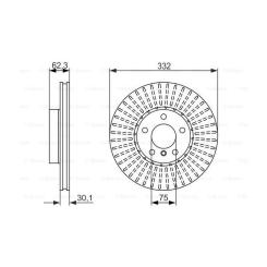 Тормозной диск Bosch 0 986 479 624 Фото 4