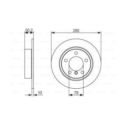 Тормозной диск Bosch 0 986 479 728 Фото 4