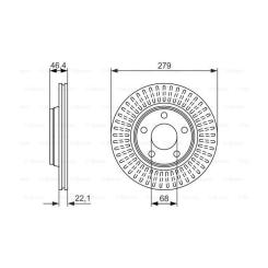 Тормозной диск Bosch 0 986 479 916 Фото 4