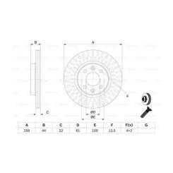 Тормозной диск Bosch 0 986 479 A86 Фото 4