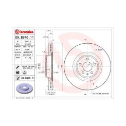 Тормозной диск Brembo 09.B970.11 Фото