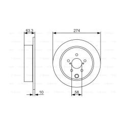 Тормозной диск Bosch 0 986 479 634 Фото 4