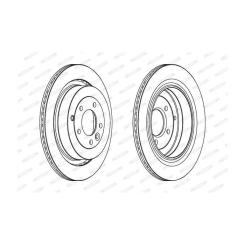 Тормозной диск FERODO DDF1433C-1 Фото
