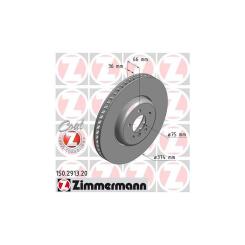 Тормозной диск ZIMMERMANN 150.2913.20 Фото