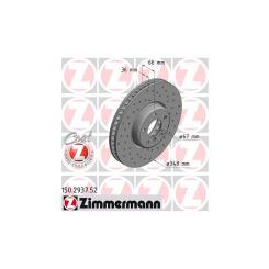 Тормозной диск ZIMMERMANN 150.2937.52 Фото