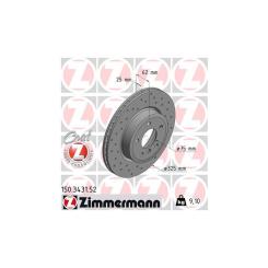 Тормозной диск ZIMMERMANN 150.3431.52 Фото