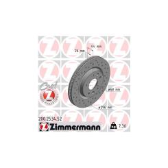 Тормозной диск ZIMMERMANN 200.2534.52 Фото