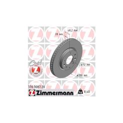 Тормозной диск ZIMMERMANN 370.3087.20 Фото