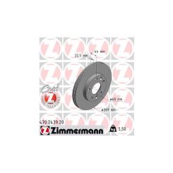 Тормозной диск ZIMMERMANN 470.2439.20 Фото
