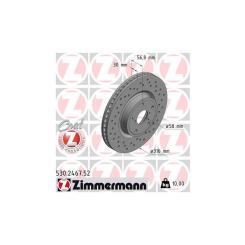 Тормозной диск ZIMMERMANN 530.2467.52 Фото