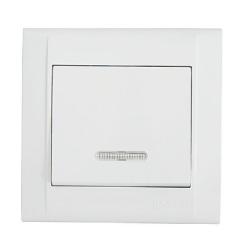 Переключатель MAKEL Defne Белая Фото