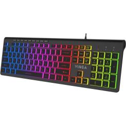 Клавиатура Vinga KB-460 Black Фото 2