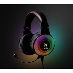 Наушники Vinga HSCU-100 Gaming LED Black Фото 7