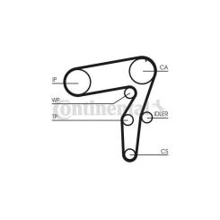 Ремень ГРМ CONTITECH CT968 Фото 1
