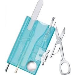 Мультитул Victorinox SwissCard NailCare Transparent Blue Фото 1