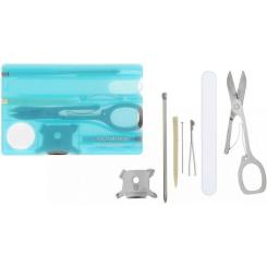 Мультитул Victorinox SwissCard NailCare Transparent Blue Фото 2