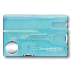 Мультитул Victorinox SwissCard NailCare Transparent Blue Фото 3