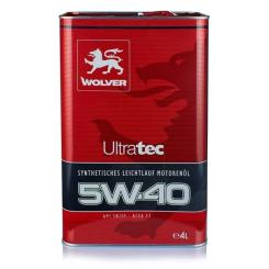 Моторное масло Wolver Ultratec 5W-40 4л Фото