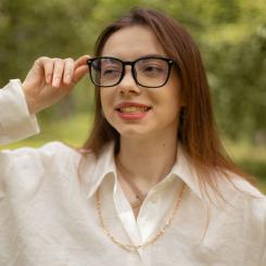 Очки компьютерные AirOn EYE CARE матові чорні Фото 5