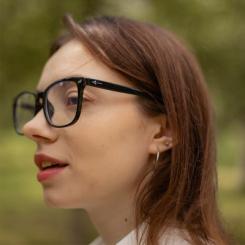 Очки компьютерные AirOn EYE CARE матові чорні Фото 8