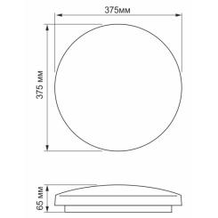 Светильник TITANUM LED 32W 5000K Кільця Фото 2