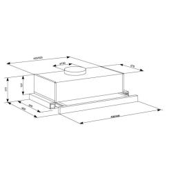 Вытяжка кухонная Eleyus BREEZE 700 60 WH Фото 11