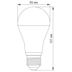 Лампочка TITANUM LED A60 12V 10W E27 4100K Фото 1